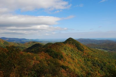 Joe's Peak in the Fall at Primland
