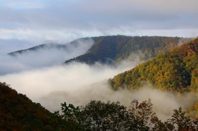 Kibler Valley Morning Fog from Primland