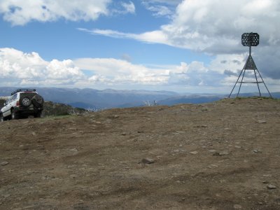 Trig on Mt Pinnibar