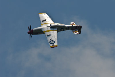 P51 Mustang Roling Over