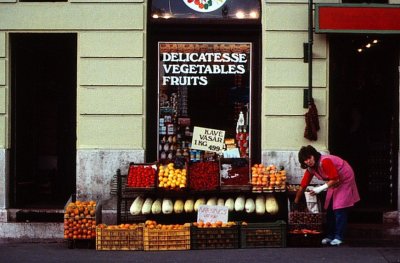 Produce Vendor in Budapest