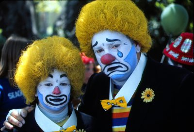 Shrine Clowns at DeAnza Day