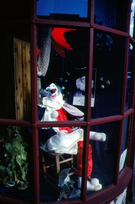 Clown in Old Quebec Store Window