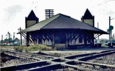 This image is the original station  in it's original location in Hearne, TX