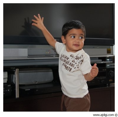 Don't touch the TV!!