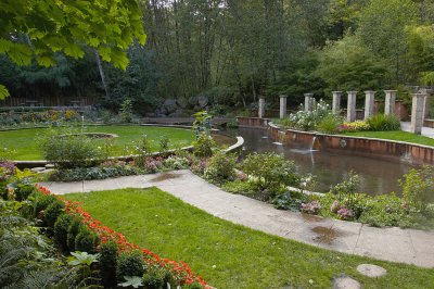 Belknap Hot Springs garden