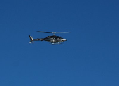 Helicopter Bringing Santa