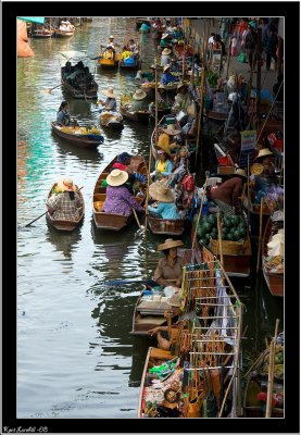 Floating market - famous view