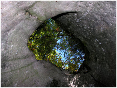 View From a Glacial Pothole