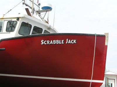 shelburne and yarmouth county  lobster fishing boats and there funny names