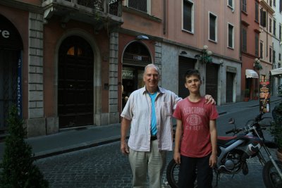 Outside Our Apartment  Via Della Vite