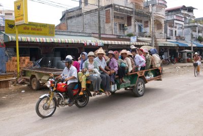 Practical transportation in Kampot