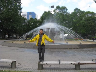 Fountain in Odori Park, Sapporo