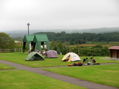 Our free campground in the countryside.