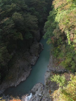 View of river below.