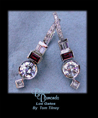 Lynn's Diamond Ruby Platinum Earrings.jpg