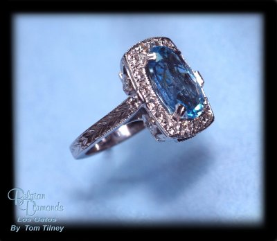 Cassie's Aqua Diamond Platinum Ring.jpg