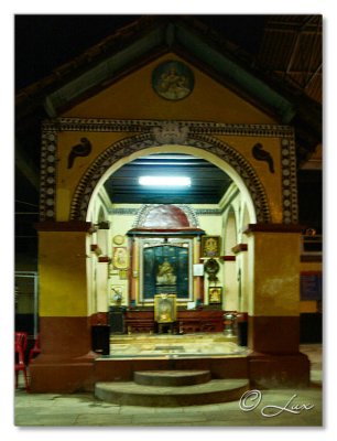 Saraswati Mandapam inside the temple