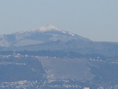 Snow on Mt Diablo 12/17/08