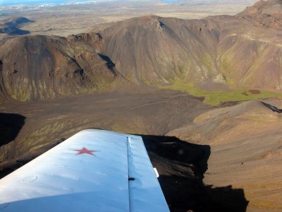 Horft ofan í Jósepsdalinn. Þarna er líka komin braut. Og nóg pláss eftir.