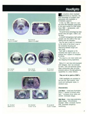CIBIE Catalog (1985) Page 7