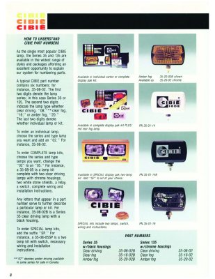 CIBIE Catalog (1985) Page 8