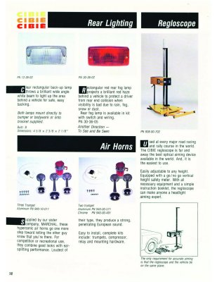 CIBIE Catalog (1985) Page 18