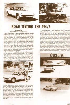 914-6 Road Test.