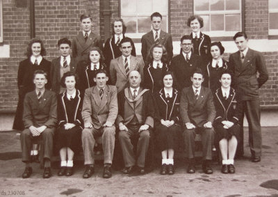 Prefects & Headmaster, Launceston High School, 1948