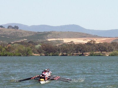  Rowers on the lake