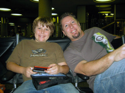 10/17 - We had a LONG wait at LAX. Got there at 5:45am (YAWN!) for our 8:45 flight and breezed through security. EXCITED!