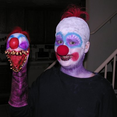 Brendons 2009 Costume - Killer Klownz From Outer Space!