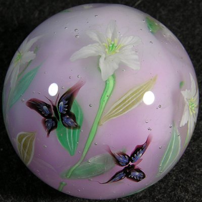 Lilies and Butterflies Size: 1.47 Price: SOLD