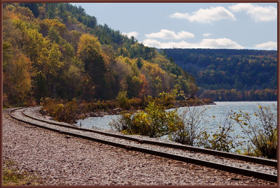 Train Tracks at Devils Lake