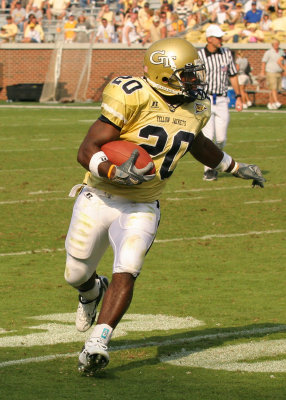 RB Jamaal Evans in the open