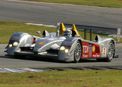 Audi R10 coming out of turn 10B