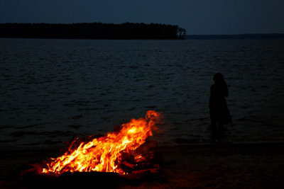 By the lake