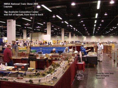 NMRA National Train Show 2008 Anaheim - Layouts