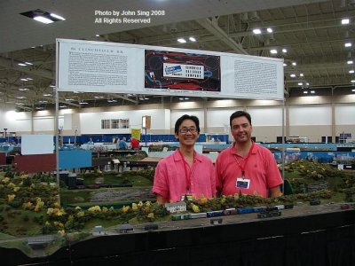 Historic N scale Clinchfield RR - on display at 2008 Natl N Scale Convention