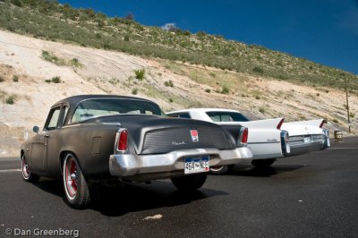 1956 Studebaker Hawk and 1963 Cadillac