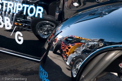 Reflection on 1940 Willys