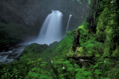 Sahalie Falls,  Oregon