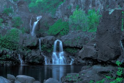 Waterfall, Seven Sacred Pools, Maui, Hawaii