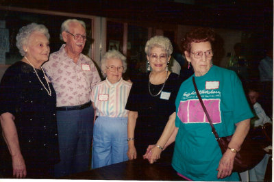 Olene, Ovid and Edith, Frances McDonald, Thelma Mann