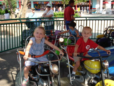 enjoying Cedar Point