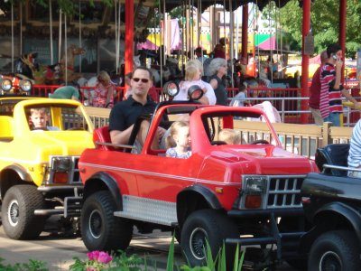 enjoying Cedar Point