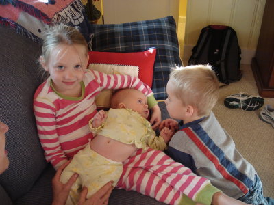 cousins at the cottage