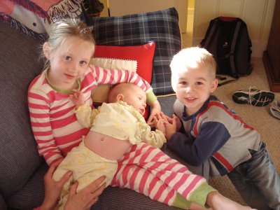 cousins at the cottage