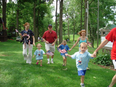 4th of July parade at Ruggles Beach