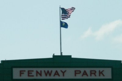 Vermont Flag Flies over Fenway